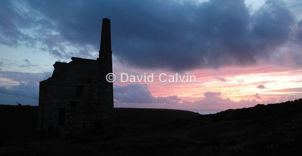 Mine Workings At Sunset - Coast