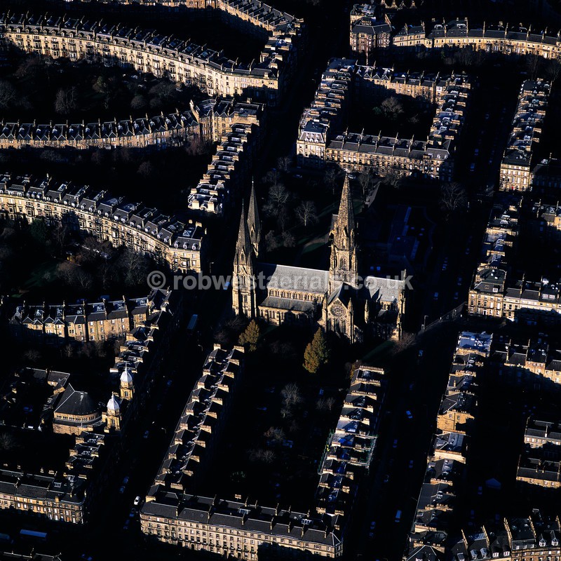 aerial pictures of Scottish cities towns tourist attractions capital of Scotland