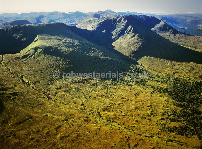 aerial pictures of Scotland Scotlands mountains hills moors highlands