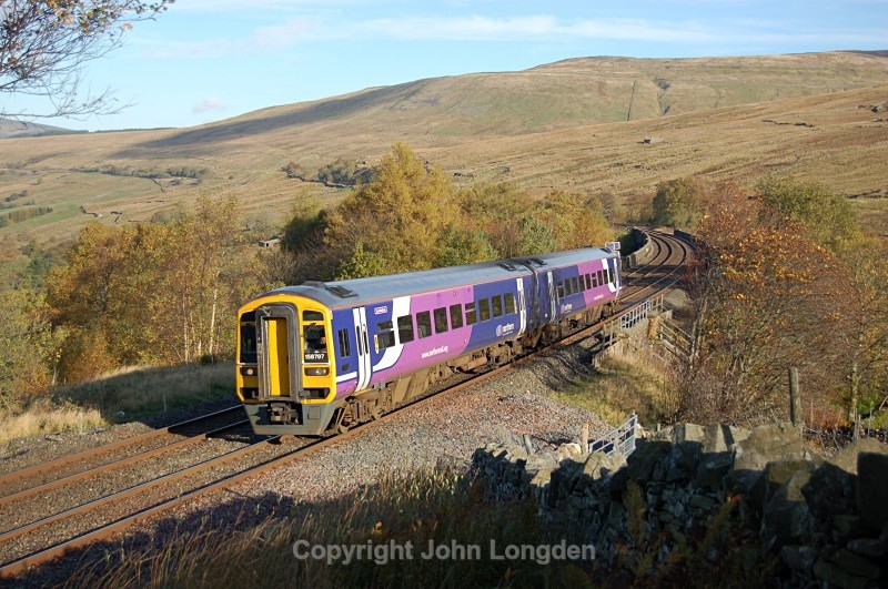 24.10.13 - 158797 08.53 Carlisle - Leeds, Dent Head - Dent Head