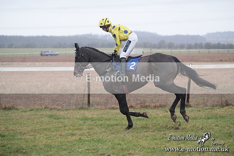 PtP 260125 694 - Cocklebarrow Point-to-Point racing with the Heythrop Hunt 26/01/25