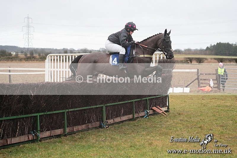PtP 260125 368 - Cocklebarrow Point-to-Point racing with the Heythrop Hunt 26/01/25