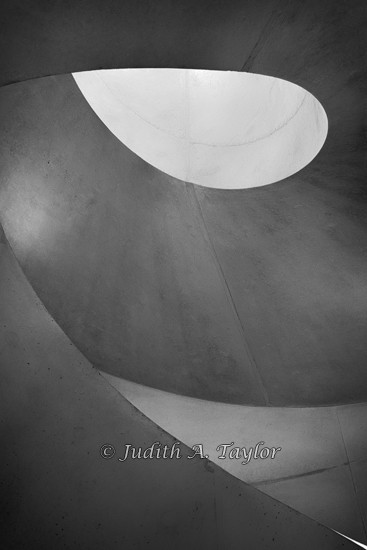 Fragment of a spiral staircase