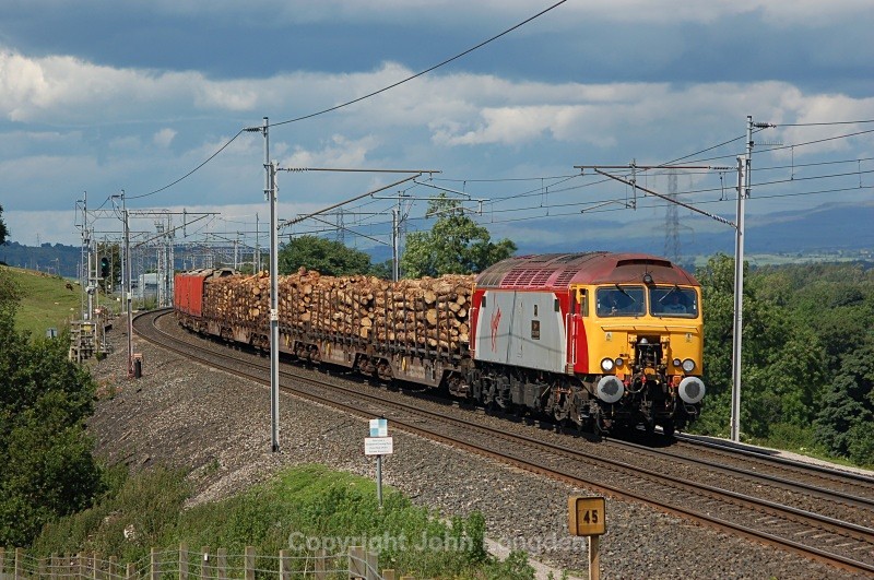 27.6.07 57313 6J37 Carlisle - Chirk, Great Strickland - West Coast Main Line (north to south)