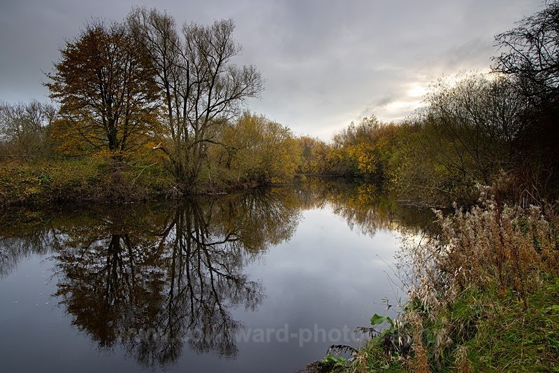 River Wear on a calm Autumn afternoon    ref 0Y4A4782 - County Durham