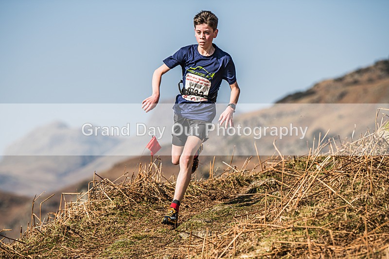 Elterwater-306 - Kendal Winter League Elterwater Under 15/17 Fell Races Sunday 9th March 2025