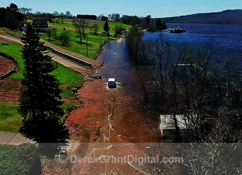 Belleisle Spring Flood 2018 New Brunswick Canada - Extreme Weather