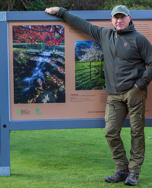 Mike at the IGPOTY Exhibition withe winning image - IGPOTY (International Photographic competition) 1st PLACE