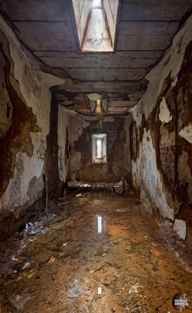 Another flooded cell, Holmesburg Prison, Philadelphia PA | Abandoned America by Matthew Christopher
