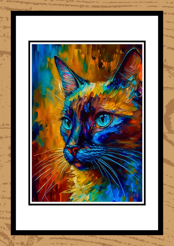 Cats & Dogs Oil Paintings - Pulses with Emotion by Artist Paul Duddell