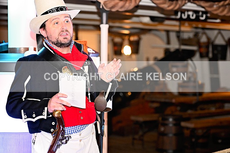 HMS PICKLE-63 - PICKLE NIGHT HMS WARRIOR 1860