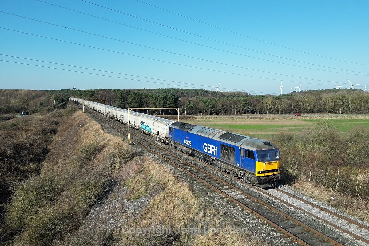 JL - 6.3.26 60026 6N86 Tyne CT - Lynemouth, Woodhorn - Latest shots