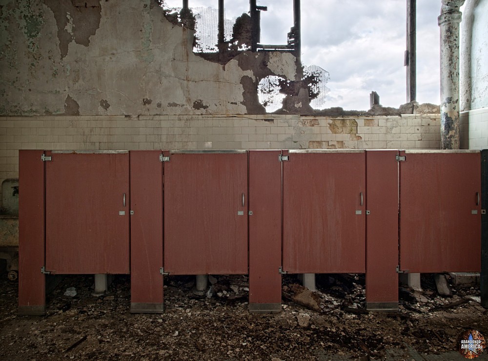 Abandoned Greystone Park Psychiatric Center | Breezy Bathroom - Greystone Park Psychiatric Center