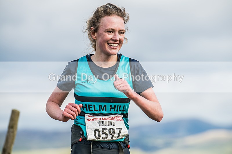 Helm Hill -580 - Kendal Winter League Helm Hill Fell Races (Under 13/15/17 & Seniors) Sunday 16th March 2025
