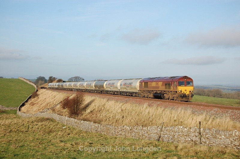 2.12.09 66047 6M00 Mossend - Clitheroe, Waitby Common - Waitby Common
