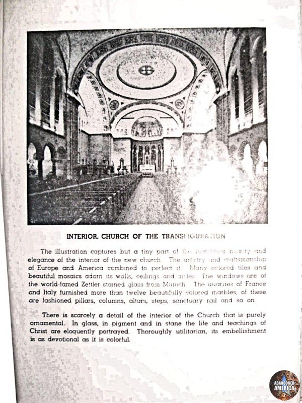 historical photos of the church of the transfiguration in philadelphia on matthew christopher murray's abandoned america