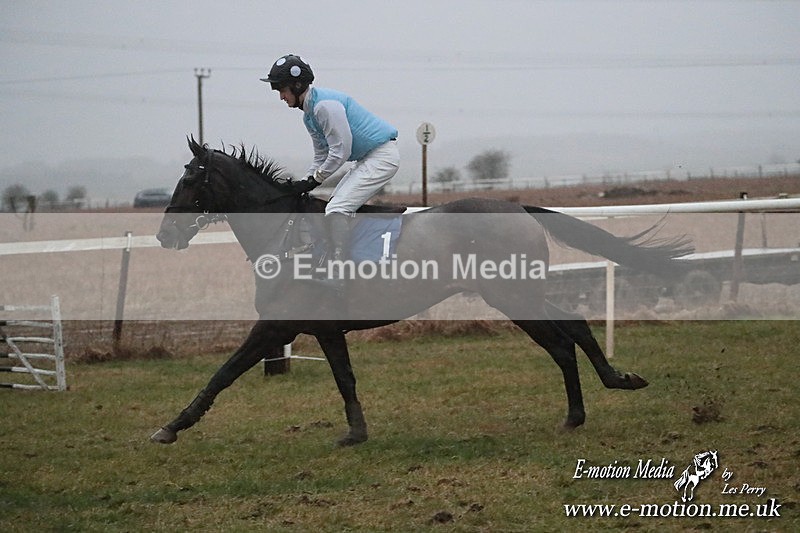 PtP 260125 1205 - Cocklebarrow Point-to-Point racing with the Heythrop Hunt 26/01/25