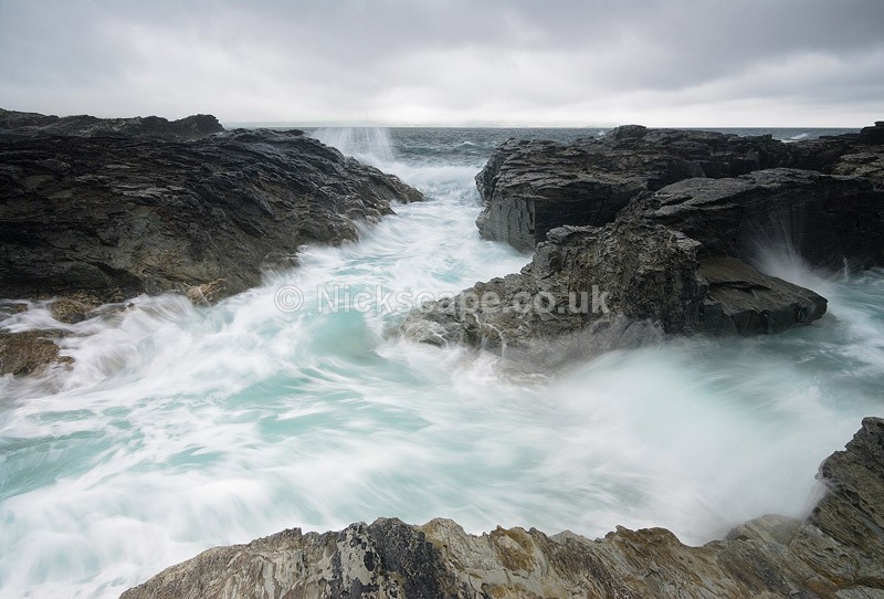 Godrevy Lighthouse Rocky Seascape - Cornwall, UK - Cornwall