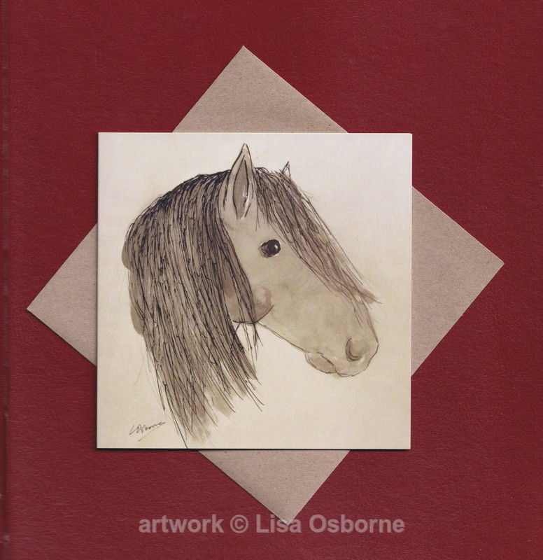 Horse greetings card - GREETINGS CARDS