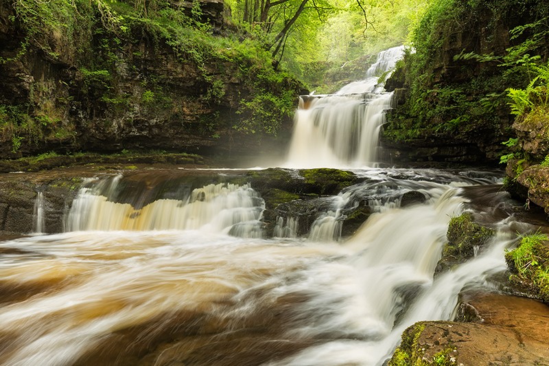 Sgwd Clun Waterfall | Brecon Beacons Waterfall | Wales Photography