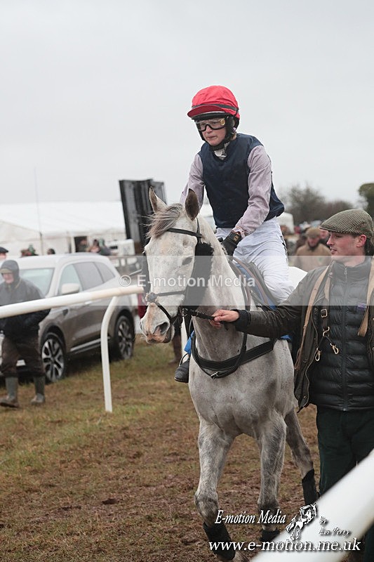 PtP 260125 435 - Cocklebarrow Point-to-Point racing with the Heythrop Hunt 26/01/25