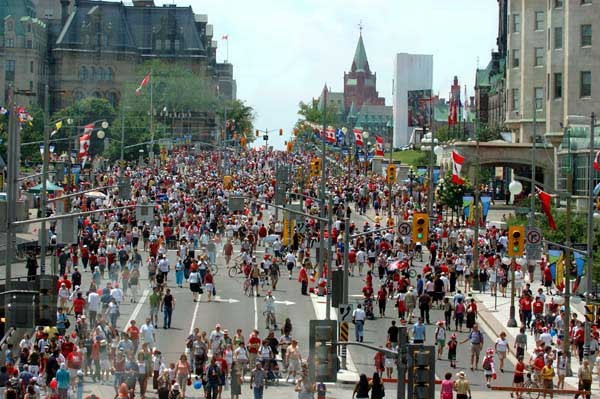 Canada Day - Wellington Street - Summer