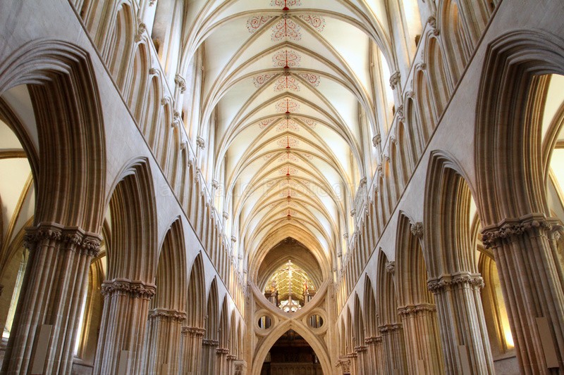 Wells Cathedral interior at photography at dusk_112 - Somerset landscape Photography
