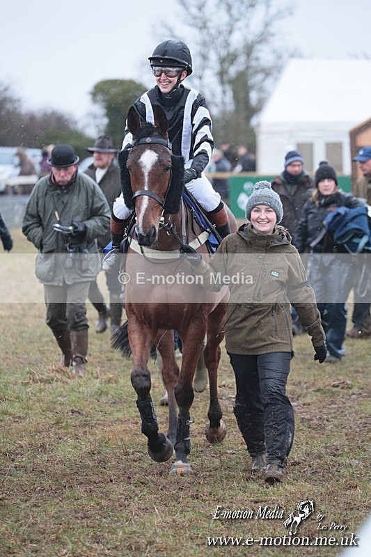 PtP 260125 192 - Cocklebarrow Point-to-Point racing with the Heythrop Hunt 26/01/25