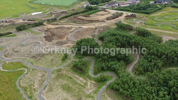 Aerial Cycle track--2 - Kirkwall from Above