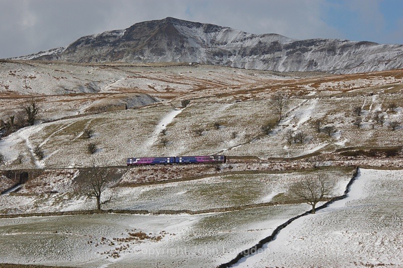 22.3.08 - Unidentified 158 08.51 Carlisle - Leeds, Lock Hill - Lock Hill