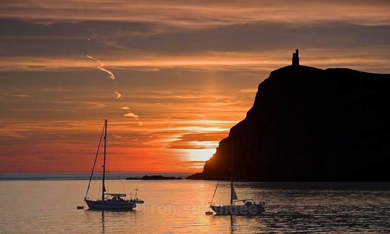 Evening anchorage - Skies of Man