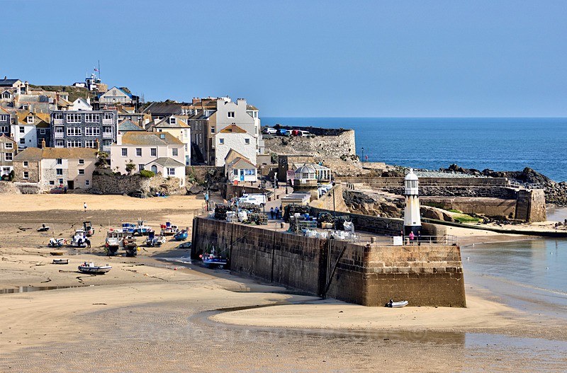 Smeaton's Pier and Lighthouse at St Ives - Cornwall Misc