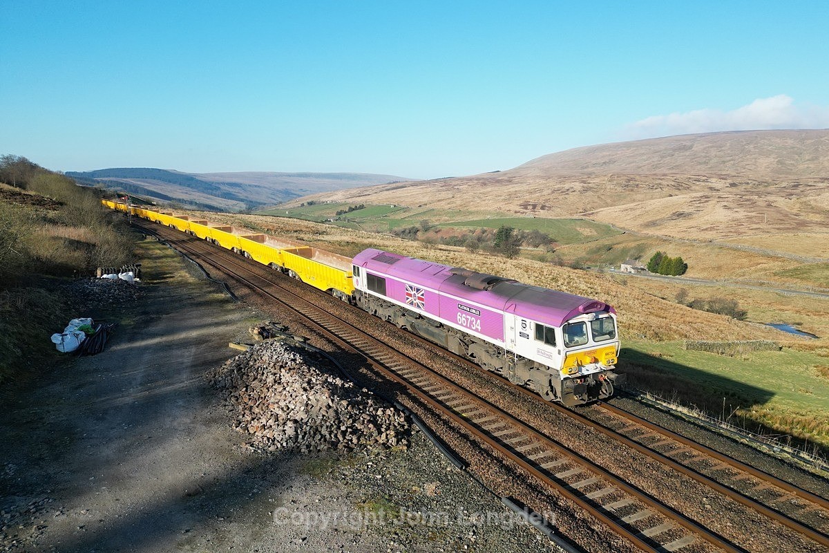 JL - 2.4.25 66734 6G81 Church Fenton - Carlisle NY, Garsdale North - Latest shots