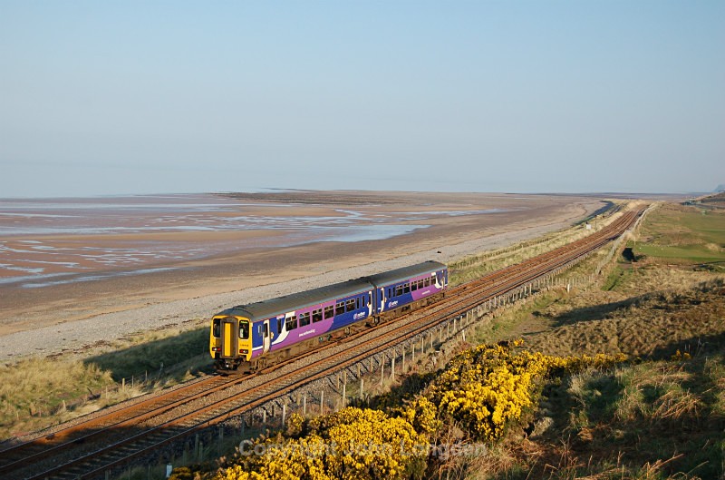 JL 23.4.15 156444 05.19 Preston - Carlisle, Seascale - Cumbrian Coast (north to south)