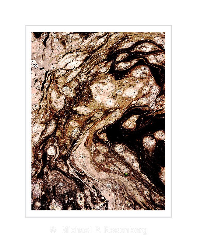 Abstract, Mud Puddle 1, ND - HOME ON THE PRARIE
