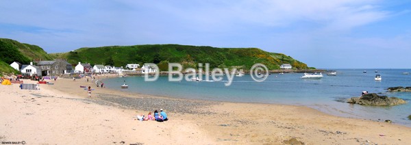 landscape of Porthdinllaen-beach-Nefyn