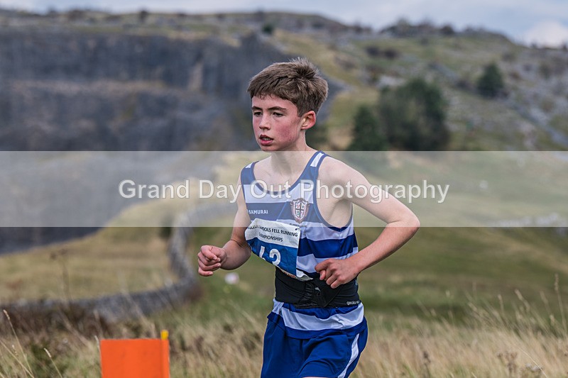 Year 7-112 - The English Schools Fell Running Championship Giggleswick Year 7 Sunday 6th October 2024