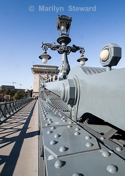 Budapest chain bridge. - Capitals of Eastern Europe