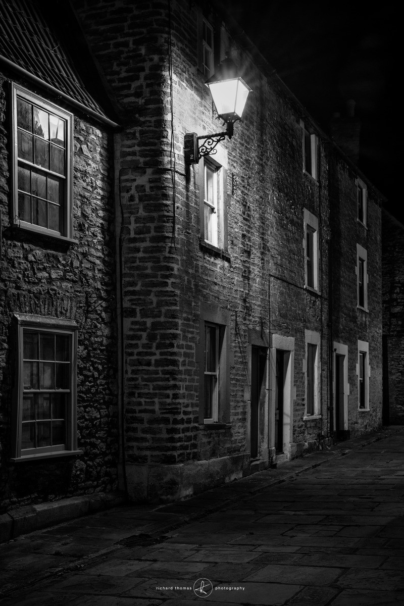 Frome in Somerset at night