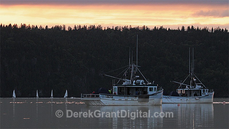 Boats on Kennebecasis Bay New Brunswick Canada - Boats