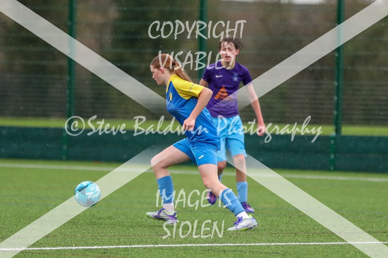 1DX20644 - 2026-02-15 FC Abbey Meads U13 Purple V Royal Wootton Bassett Town Youth U13 Yellow