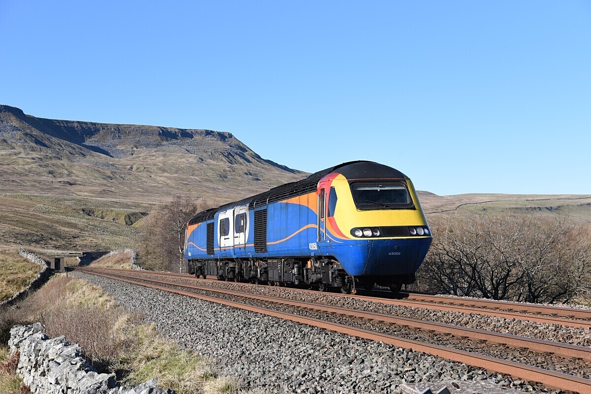 JL - 2.3.21 43058 & 43059 Carlisle - Crewe, Ais Gill MP260 - Ais Gill - Milepost 260