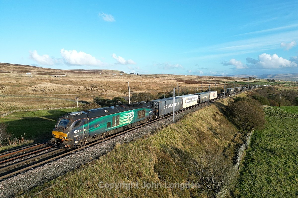 JL - 7.10.24 68002 4S44 Daventry - Coatbridge, Shap Wells - Latest shots