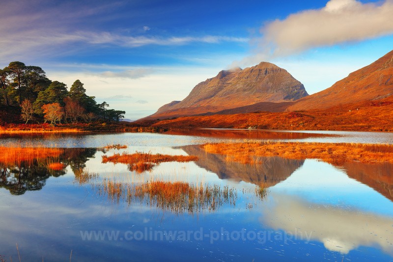 Loch Clair and Liathach.     ref 0988 - Scotland
