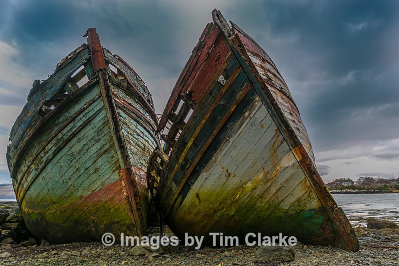 Old boats Isle of Mull 1 8653 - Seascapes