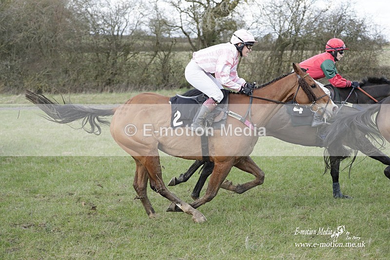 PtP 180323 737 - Shelfield Park Races with Croome & West Warwickshire Hunt  18/03/23