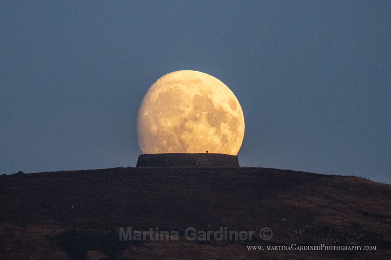 Grianan Moonrise - September 2024 - Ireland by Day