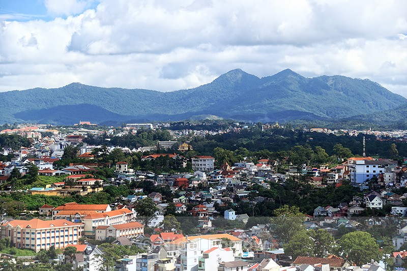 Da Lat & Lang Biang Mountain, Vietnam - view from cable car station - Vietnam