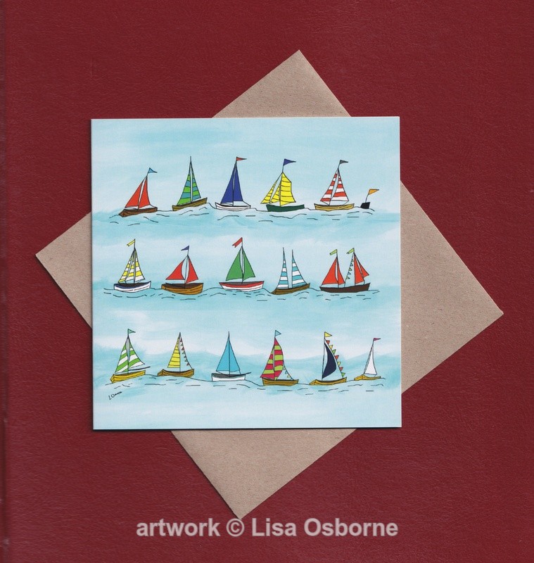Regatta greetings card - Cards