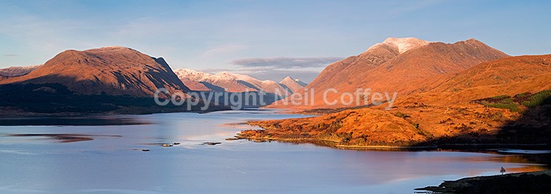 The Etive Hills, Ben Starav and Loch Etive, Argyll & Bute - Panoramic format